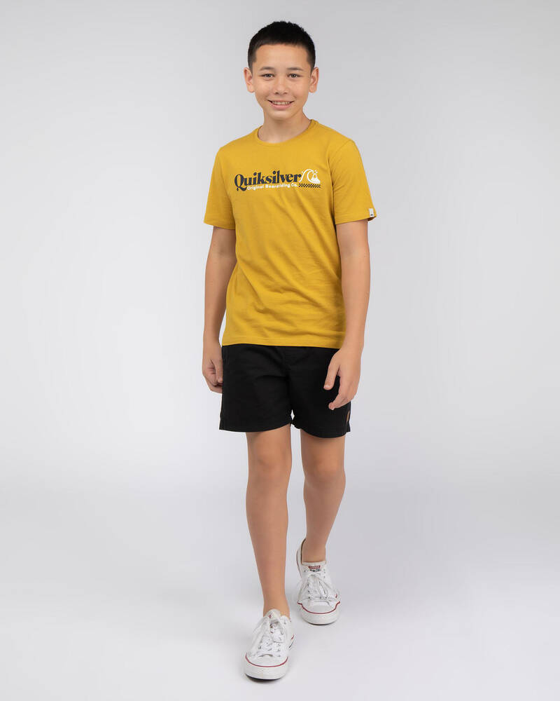 Quiksilver Boys' Check Yo Self T-Shirt for Mens