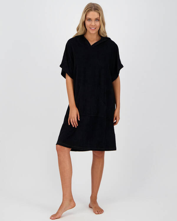 Calvin Klein Poncho Hooded Towel for Womens