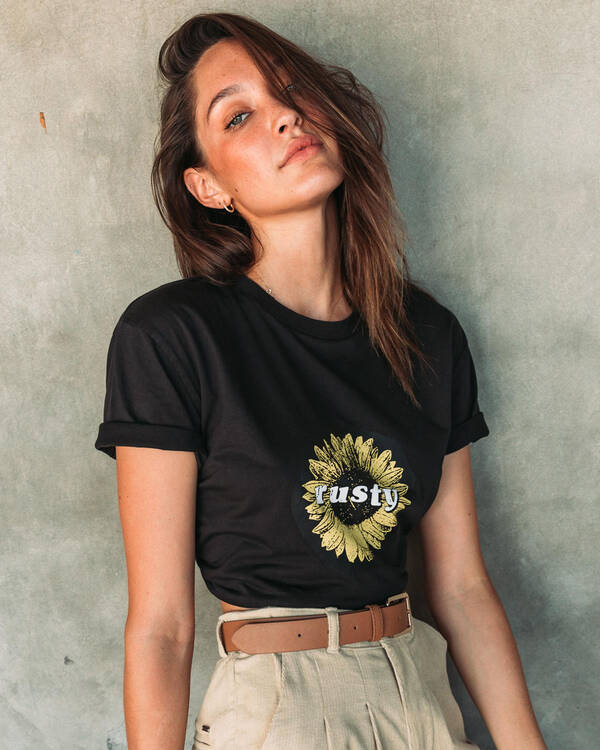 Rusty Sunflower T-Shirt for Womens