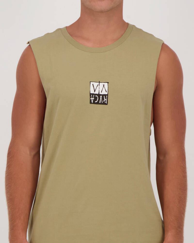 RVCA Unplugged Muscle Tank for Mens