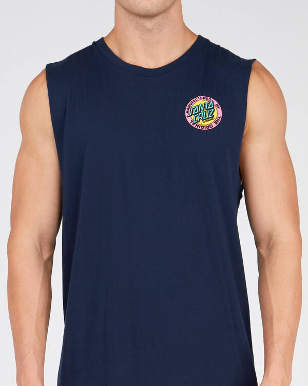 Santa Cruz MFG Dot Retro Muscle Tank for Mens