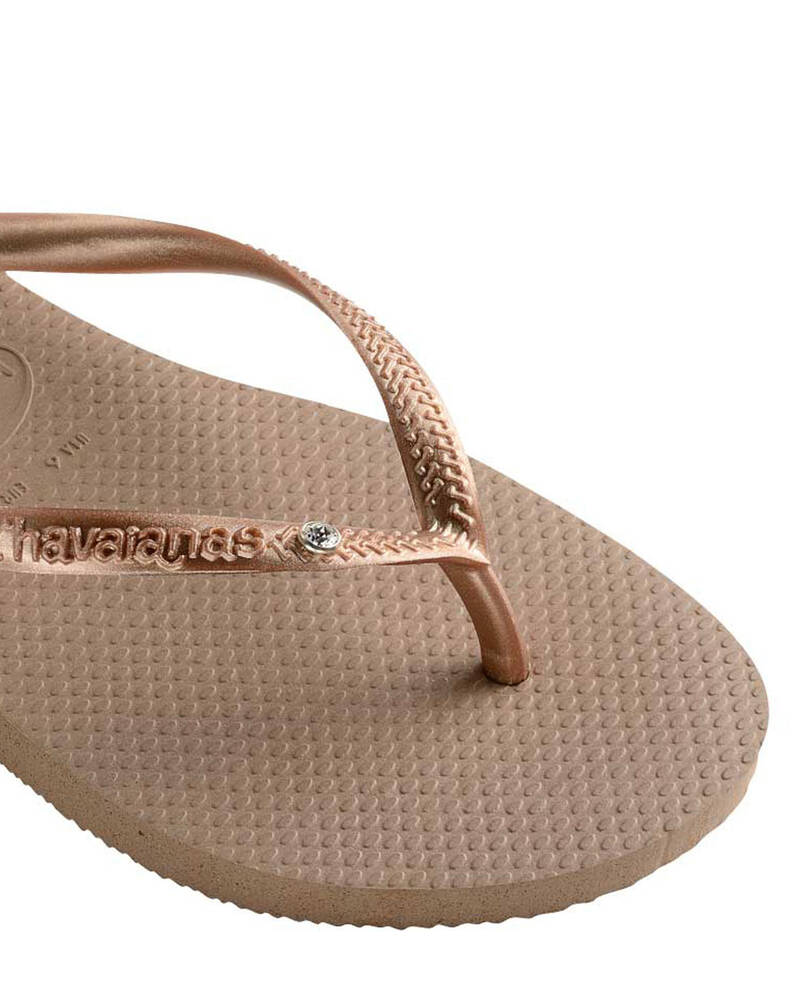 Havaianas Slim Crystal Thongs for Womens