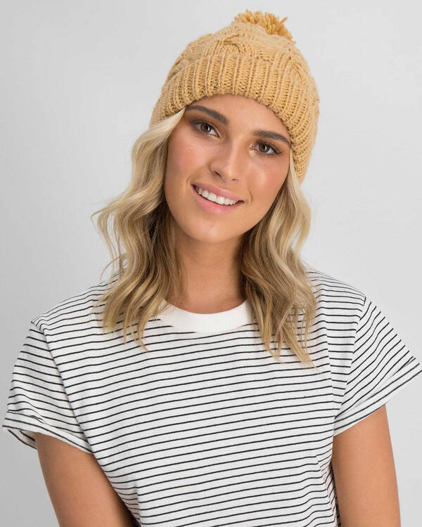 Used Pom Pom Beanie for Womens
