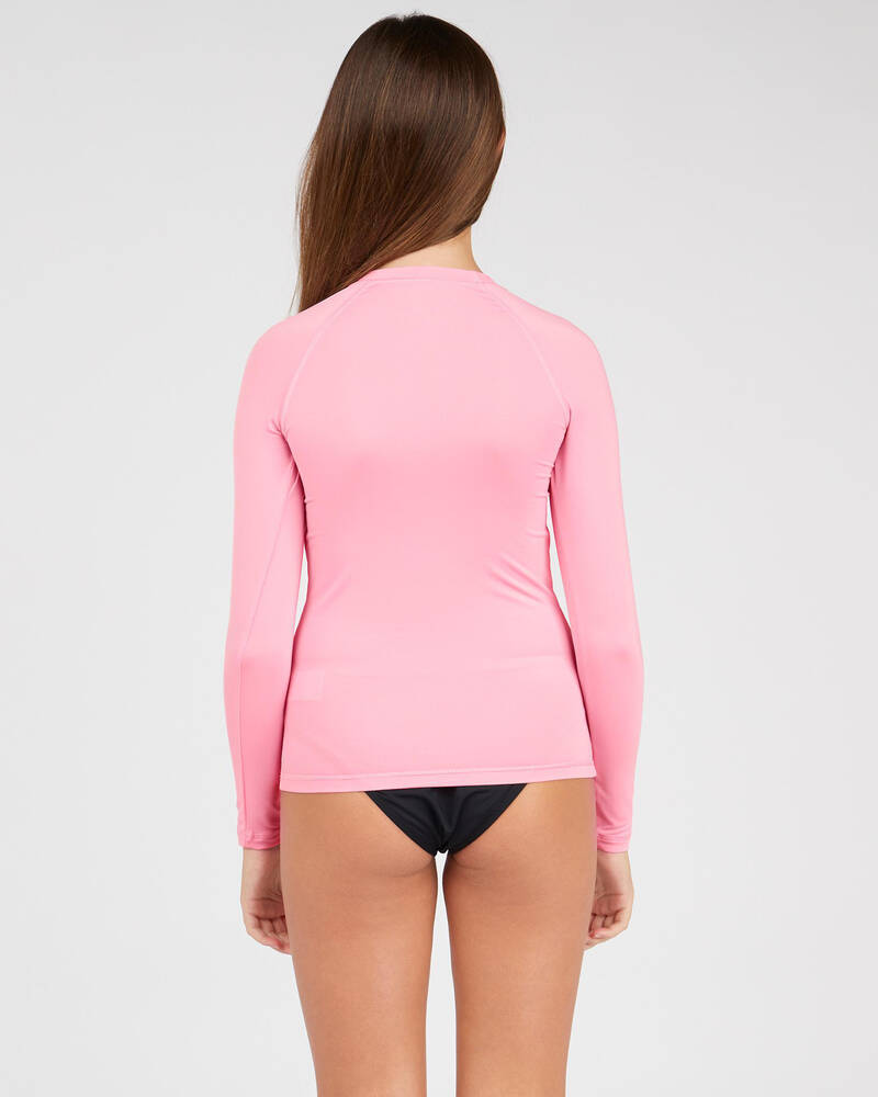 Roxy Girls' Beach Classics Long Sleeve Rash Vest for Womens