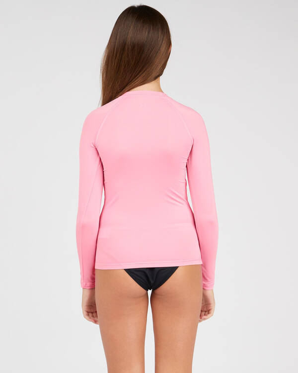 Roxy Girls' Beach Classics Long Sleeve Rash Vest for Womens