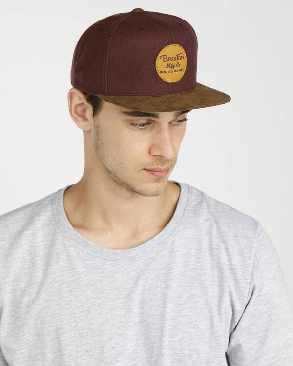 Brixton Wheeler Snapback for Mens