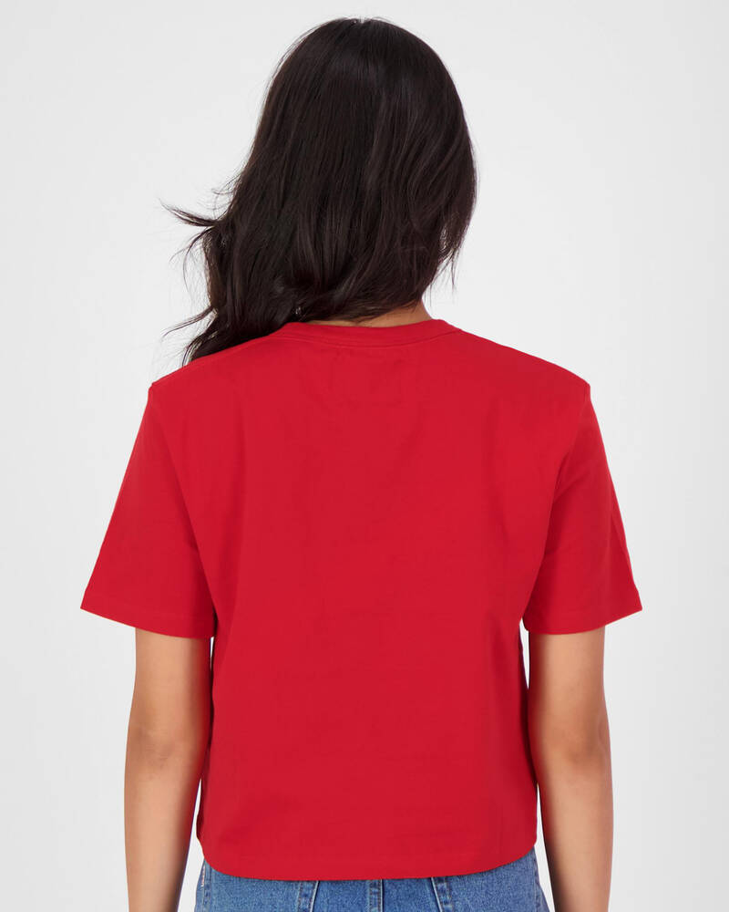 Calvin Klein Jeans Monogram Embroidery T-Shirt for Womens