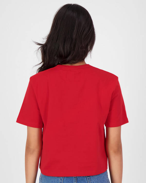 Calvin Klein Jeans Monogram Embroidery T-Shirt for Womens