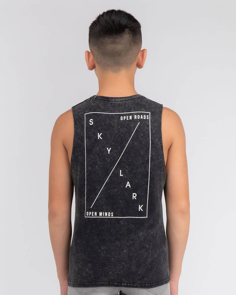 Skylark Boys' Angle Muscle Tank for Mens