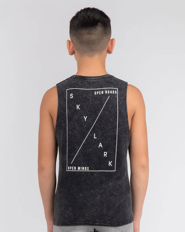Skylark Boys' Angle Muscle Tank for Mens