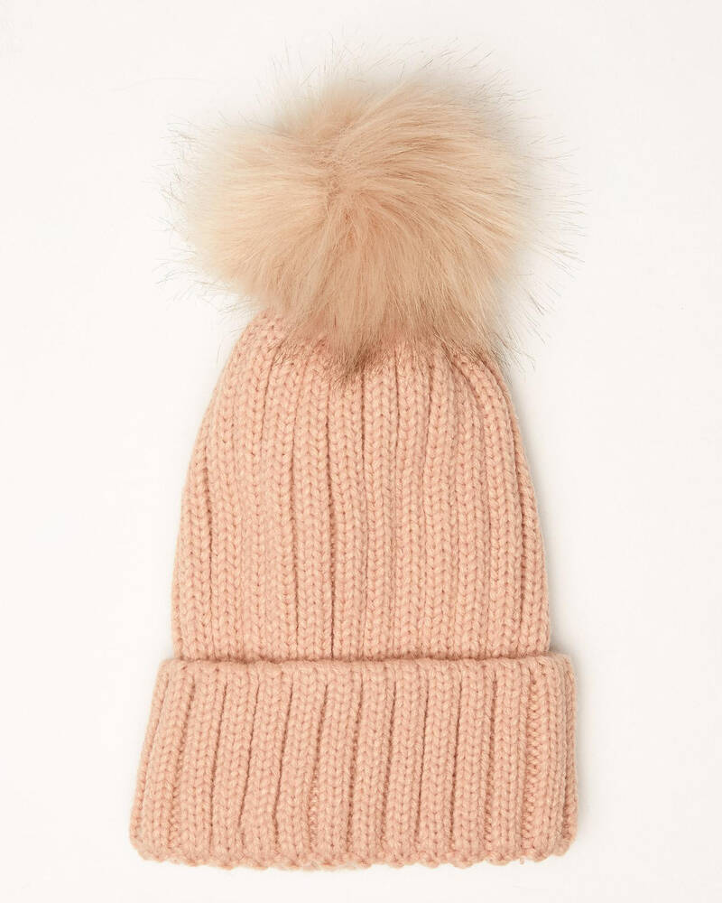 Mooloola Kylie Pom Pom Beanie for Womens