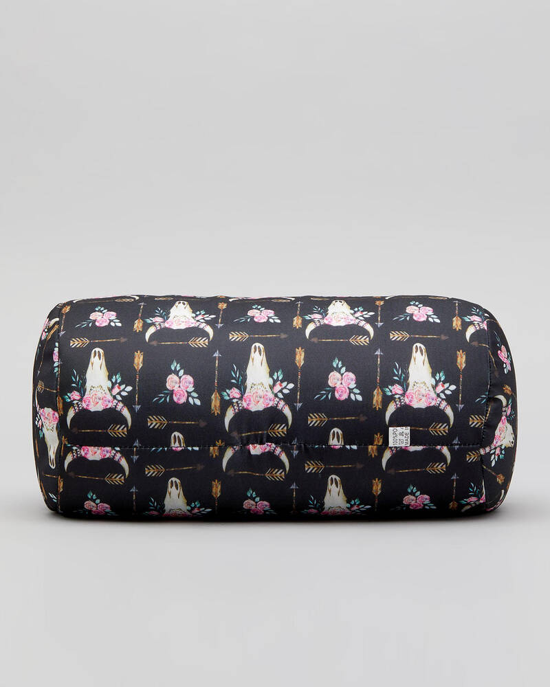 Mooloola Bull Skull Tube Travel Pillow for Womens