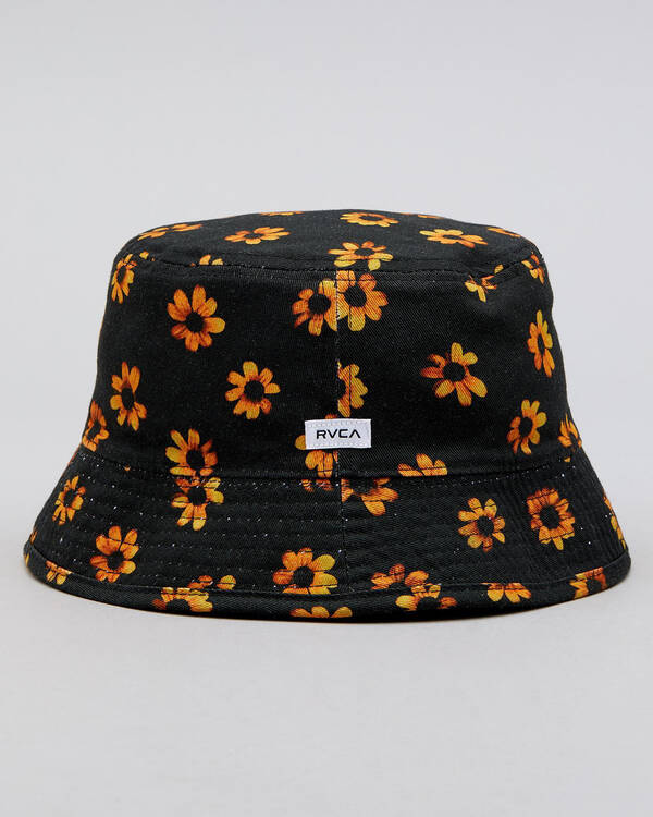 RVCA Denim Daisy Reversible Bucket Hat for Womens