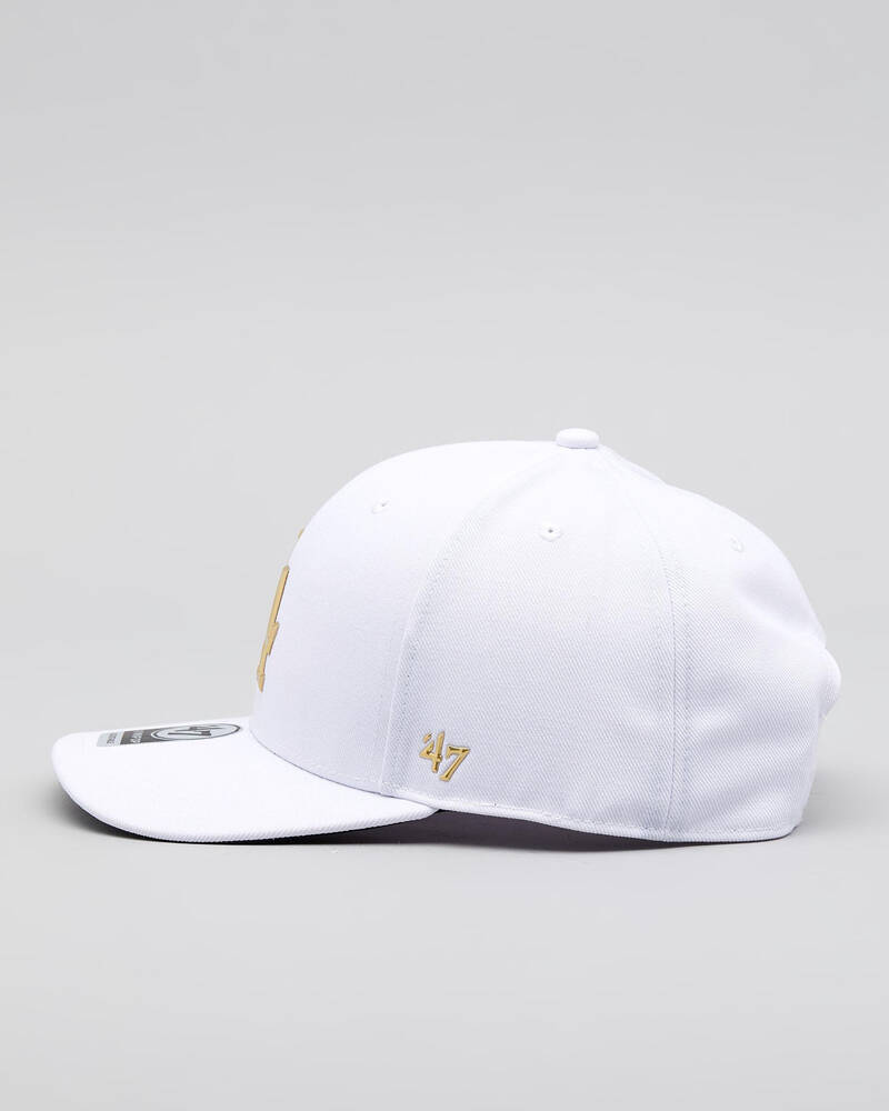 Forty Seven Los Angeles Dodgers Caster Chrome Snapback Cap for Mens