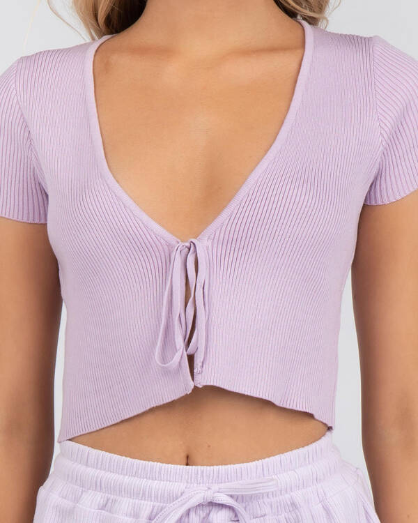Ava And Ever Almost Famous Knit Top for Womens