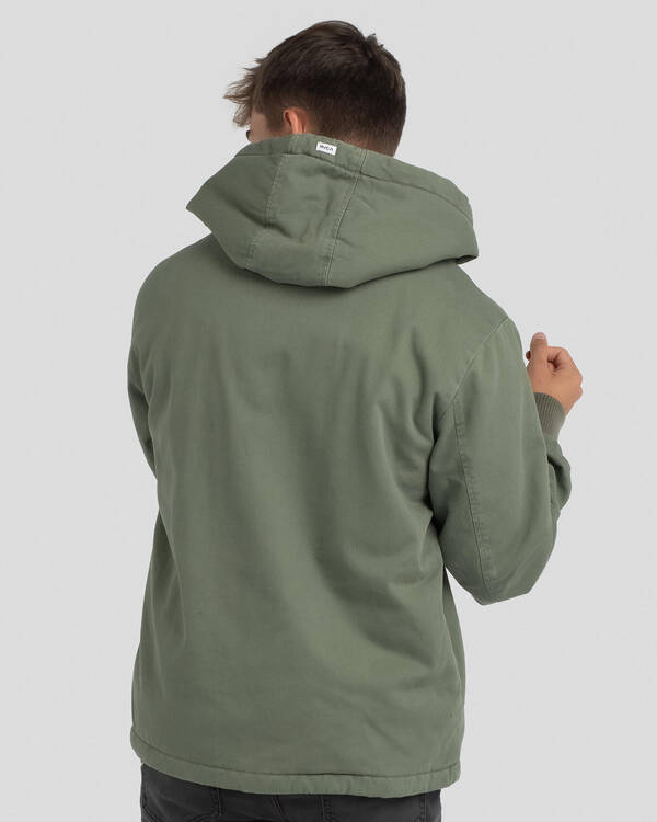 RVCA Cali Hooded Sherpa Jacket for Mens