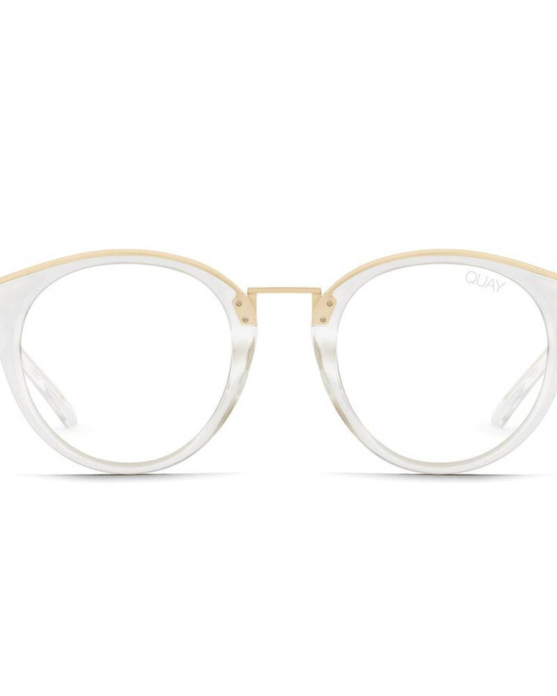 Quay Australia Gotta Run Blue Light Glasses for Womens