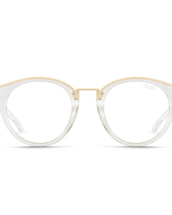 Quay Australia Gotta Run Blue Light Glasses for Womens