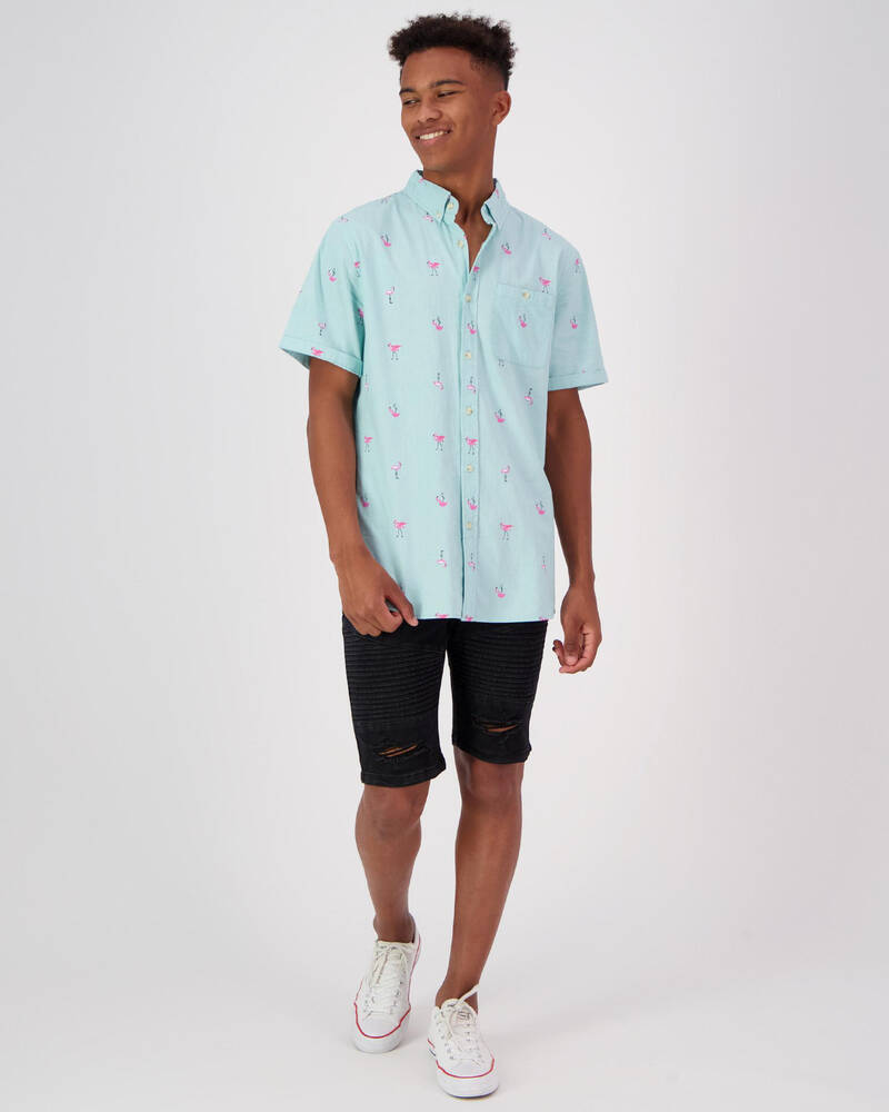 Lucid Tropical Short Sleeve Shirt for Mens