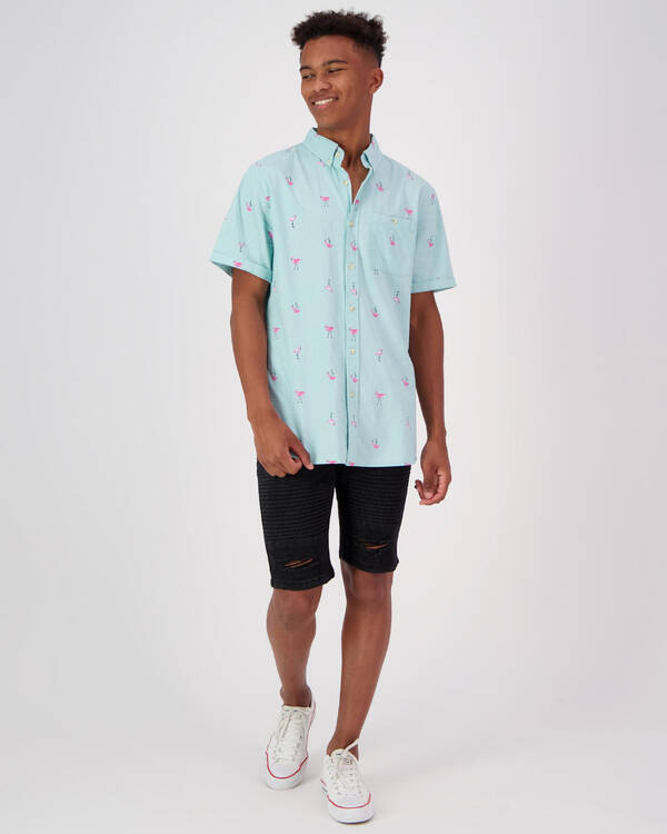Lucid Tropical Short Sleeve Shirt for Mens