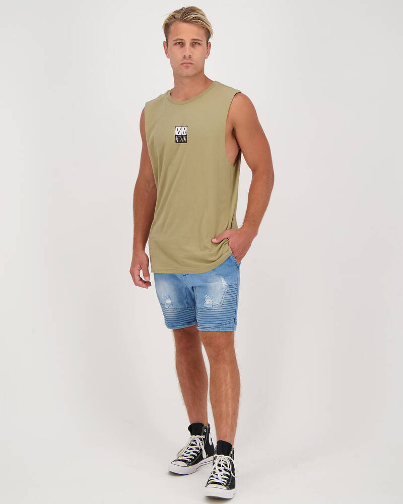 RVCA Unplugged Muscle Tank for Mens