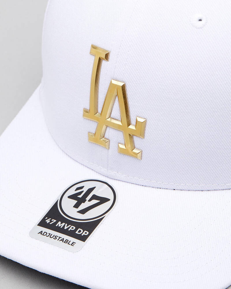 Forty Seven Los Angeles Dodgers Caster Chrome Snapback Cap for Mens