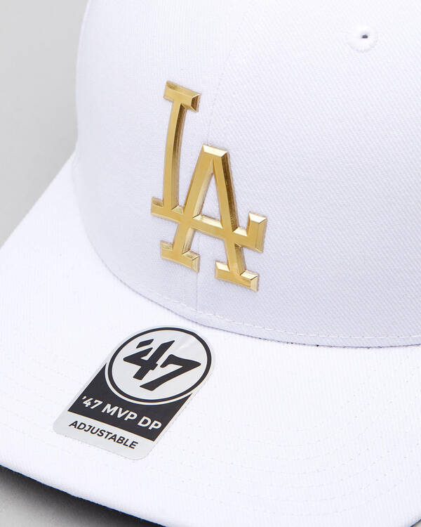 Forty Seven Los Angeles Dodgers Caster Chrome Snapback Cap for Mens