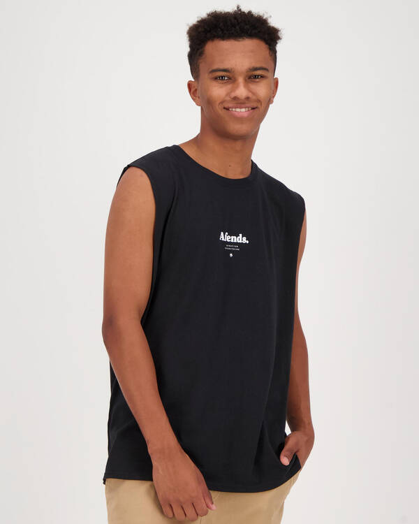 Afends Distortion Muscle Tank for Mens