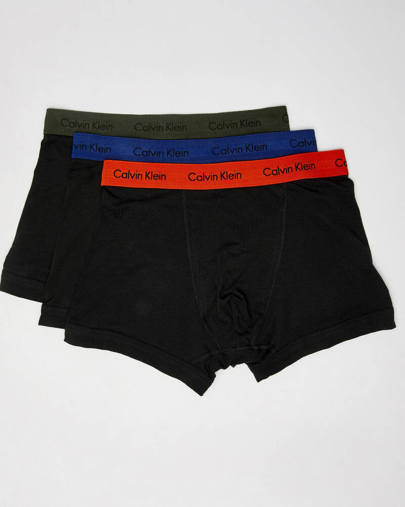 Calvin Klein Cotton Stretch Trunk 3 Pack for Mens