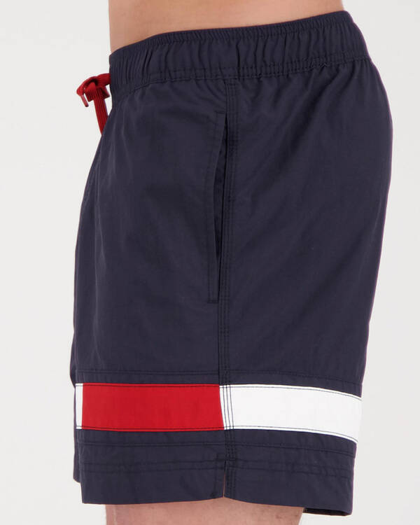 Tommy Hilfiger Solid Flag Board Shorts for Mens