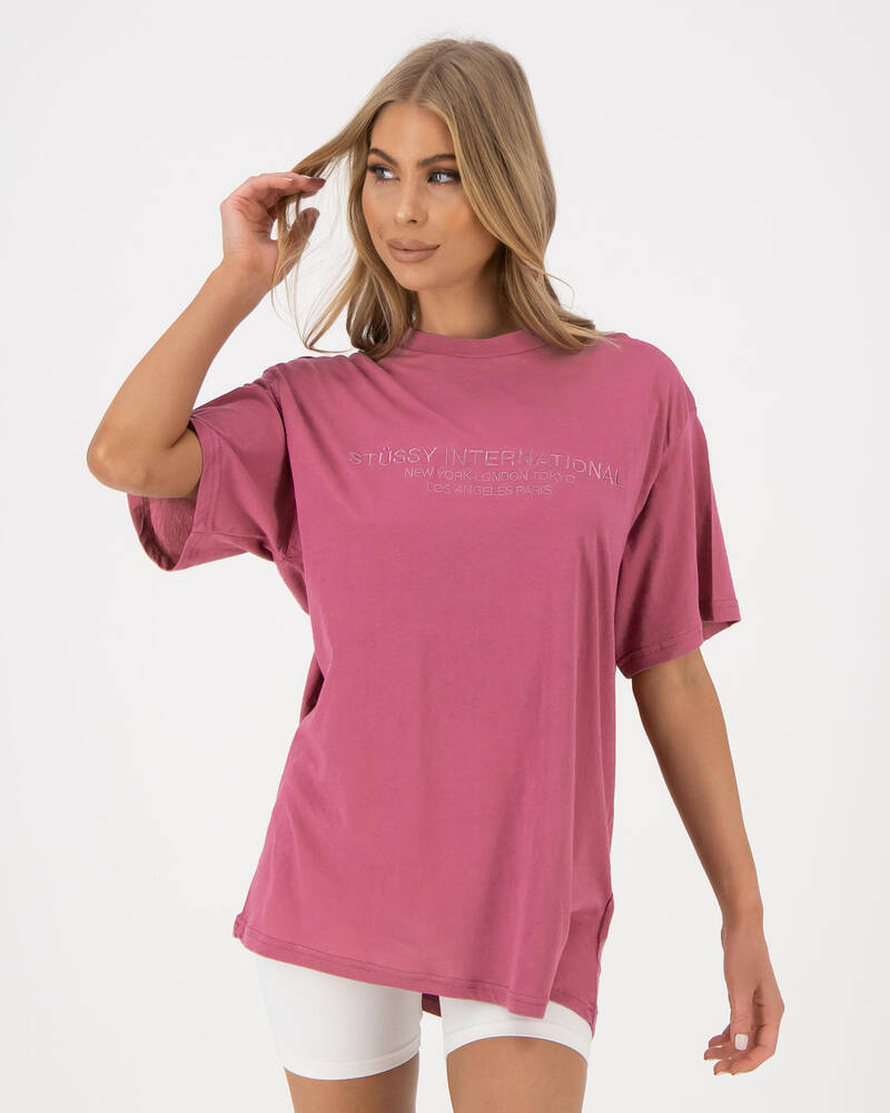 Stussy Cites BF T-Shirt for Womens