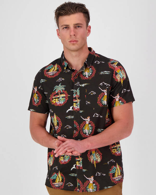 Banks Journal Seaside Short Sleeve Shirt for Mens