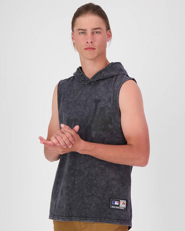Majestic LA Vincennes Hooded Muscle Tank for Mens