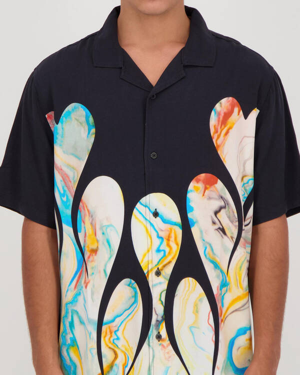 Globe Dead Kooks Flame Heart Shirt for Mens