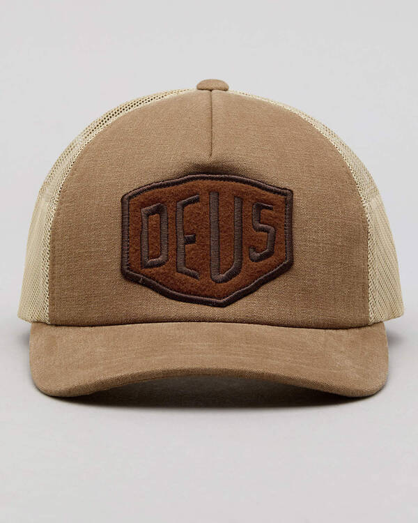 Deus Ex Machina Fleece Shield Trucker Cap for Mens