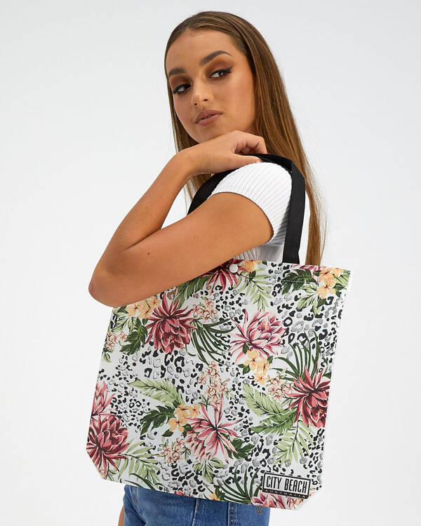 Mooloola Silver Jungle Eco Bag for Womens