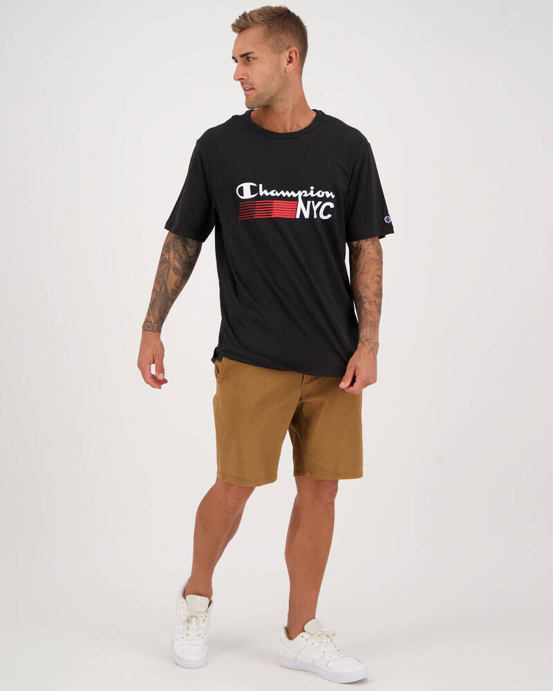 Champion Tape Jersey T-Shirt for Mens