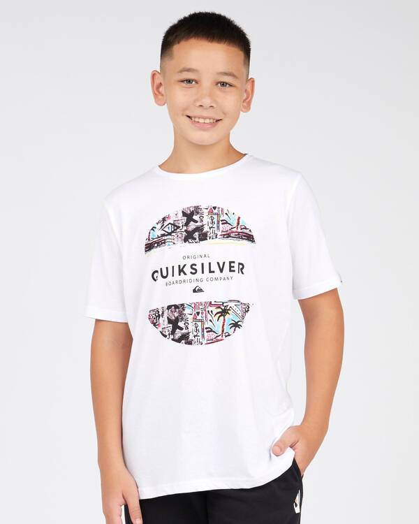 Quiksilver Boys' Maxed Print T-Shirt for Mens
