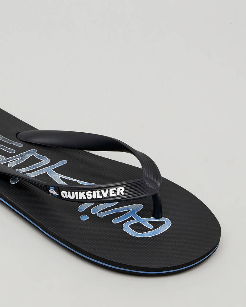 Quiksilver Molokai Wordmark Thongs for Mens