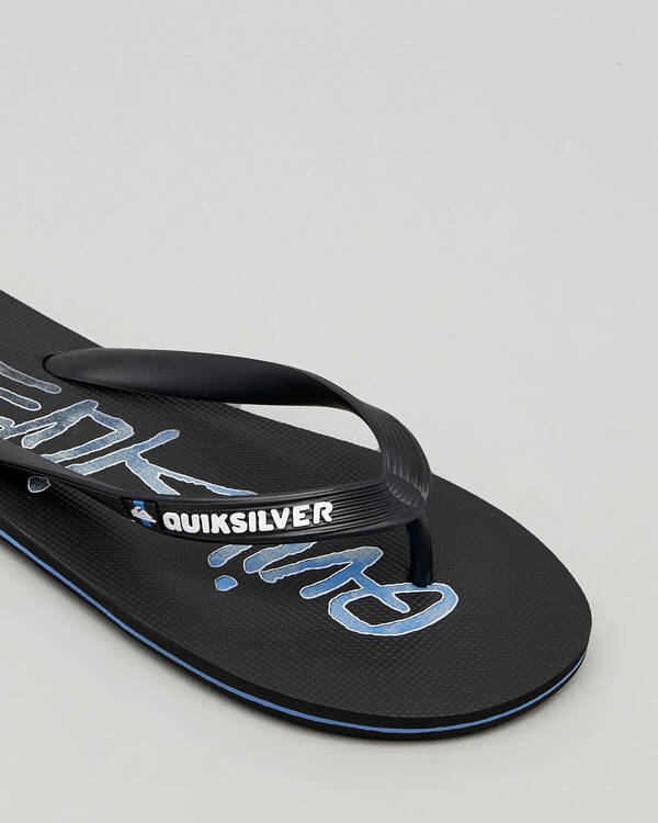 Quiksilver Molokai Wordmark Thongs for Mens