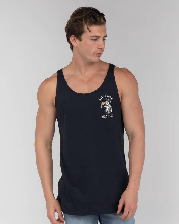 Salty Life Wasted Singlet for Mens