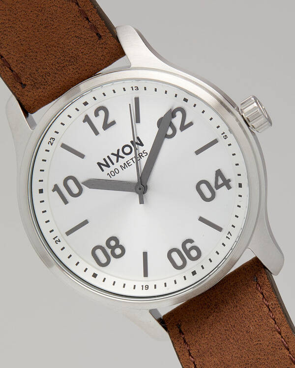 Nixon Patrol Silver/Brown for Mens