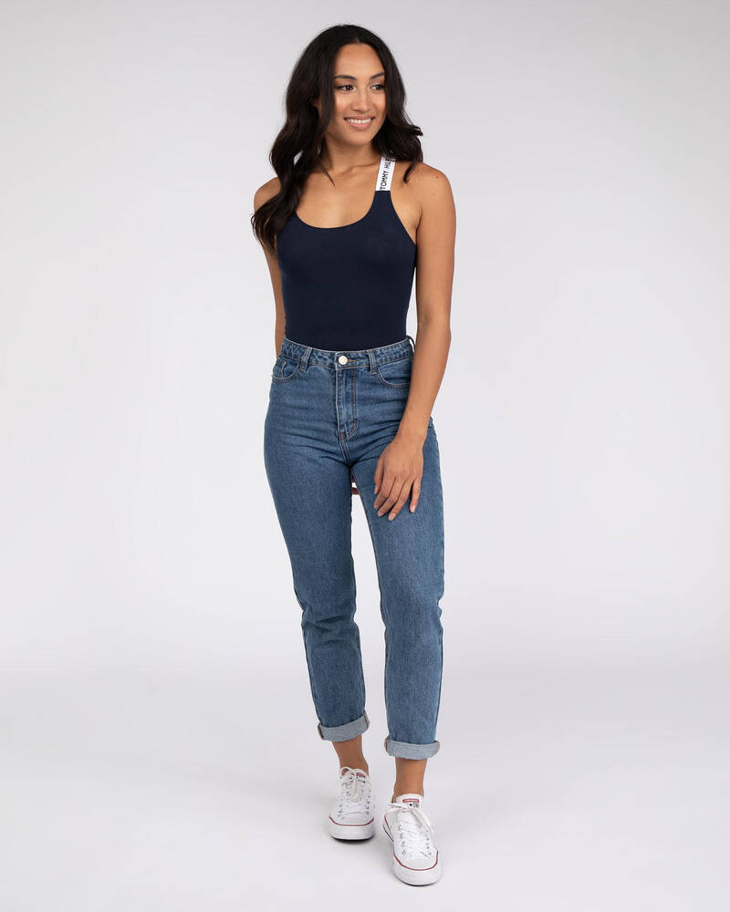 Tommy Hilfiger 85 Cotton Bodysuit for Womens