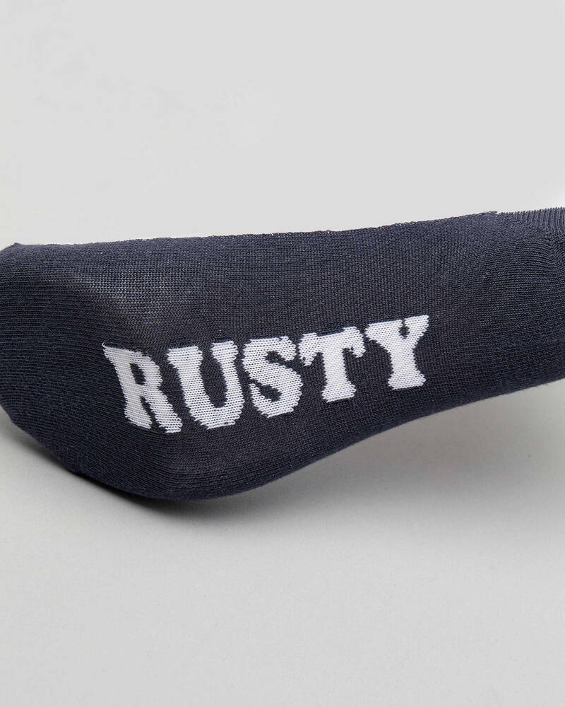 Rusty Womens All Day Invisible Sock Pack for Womens