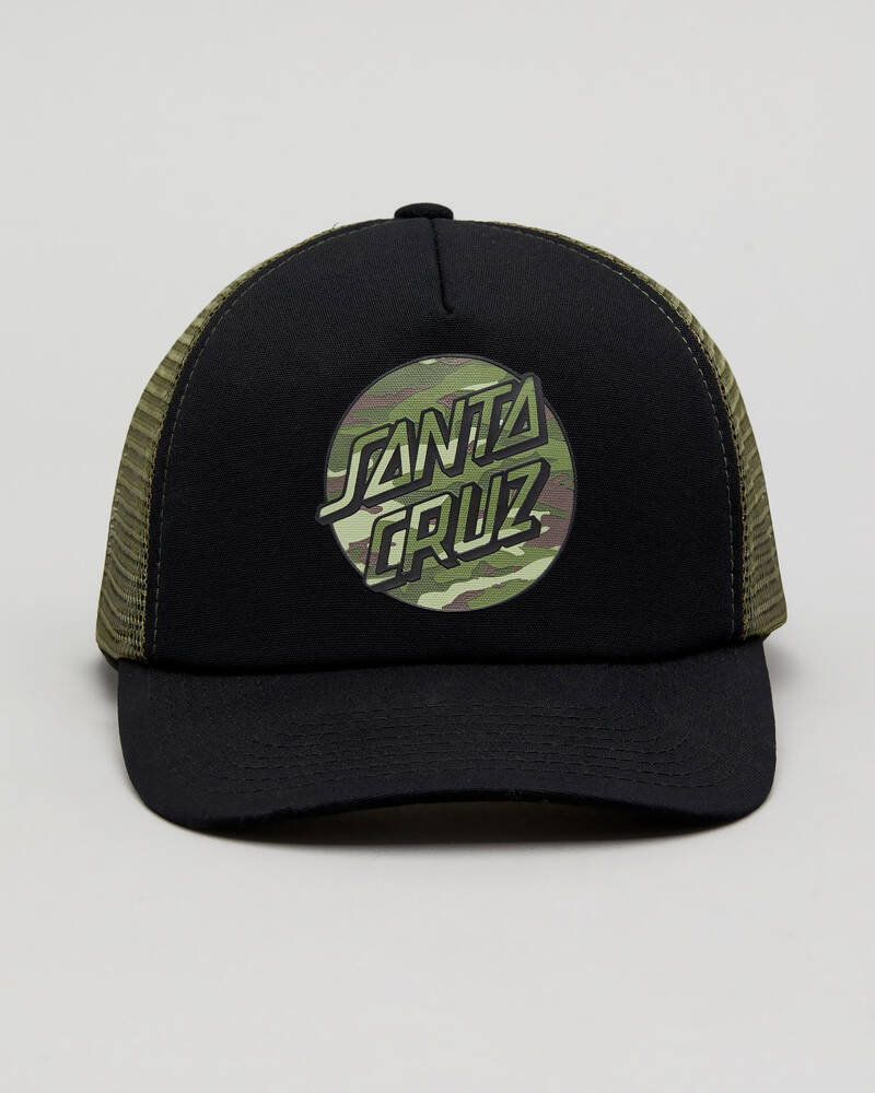 Santa Cruz Camo Dot Trucker for Mens