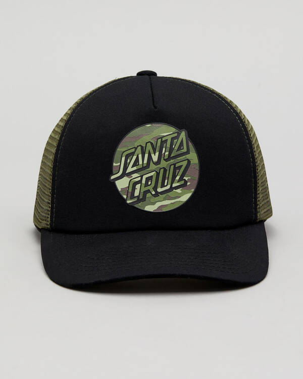 Santa Cruz Camo Dot Trucker for Mens