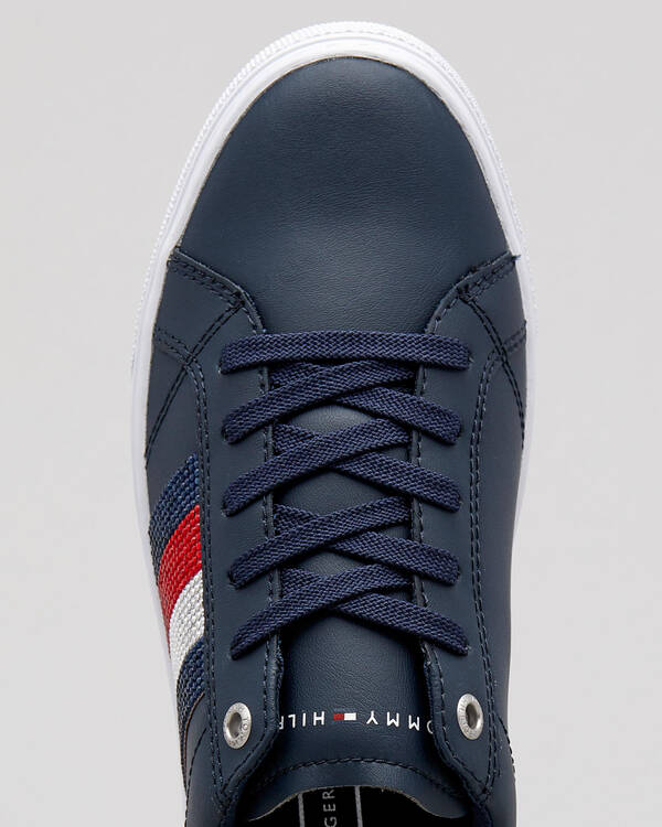 Tommy Hilfiger Womens Crystal Leather Shoes for Womens