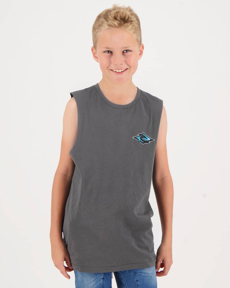 Rip Curl Boys Spike Diamond Muscle Tank for Mens