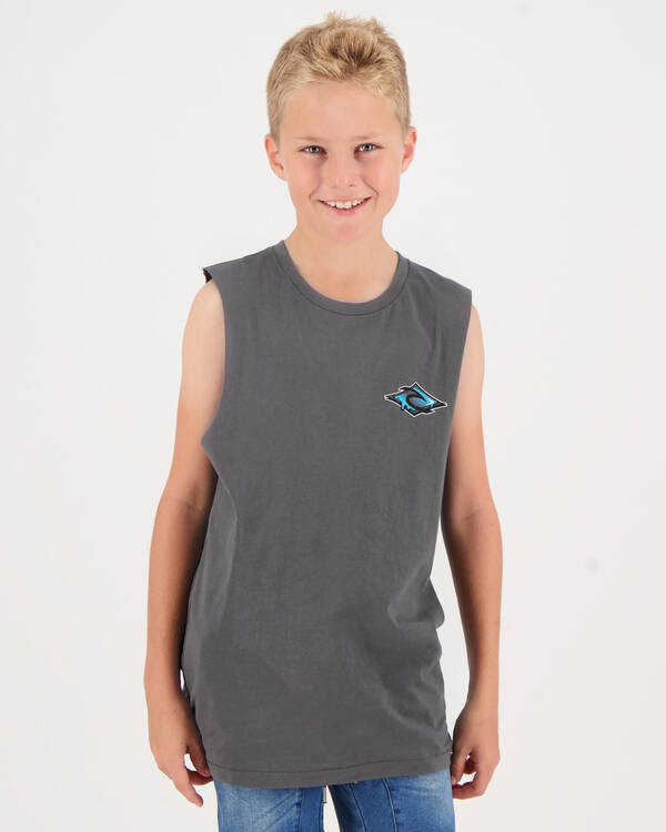 Rip Curl Boys Spike Diamond Muscle Tank for Mens
