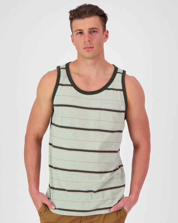 Hurley Harvey Stripe Tank Top for Mens